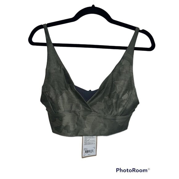 PRANA sports bra women's small layna brami camo camouflage new NWTS bralette E - Picture 1 of 7